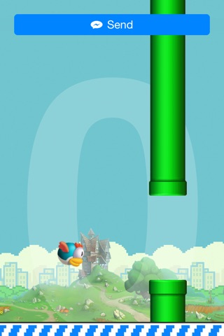 Share Chicken Crash Game with your friends in Messenger screenshot 2