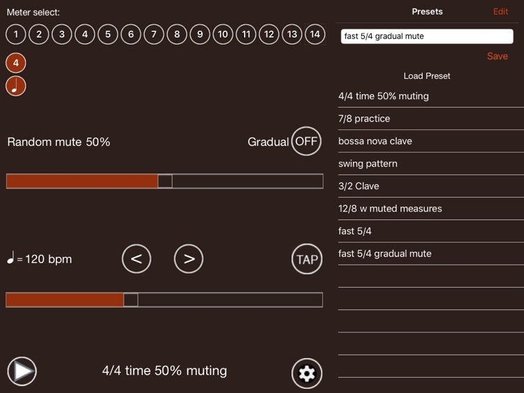 Time Guru Metronome for iPad