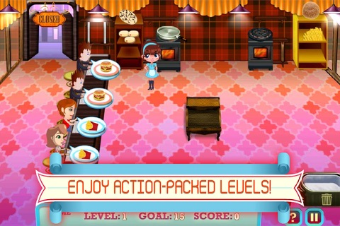 Diner Cafe - Fastfood Manager and Chef: Serve Burger, Pizza and Fries! screenshot 3