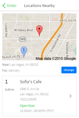 Sofia's Cafe Ordering screenshot 2