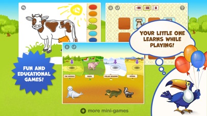 How to cancel & delete Zoo Playground - Games with animated animals for kids from iphone & ipad 3