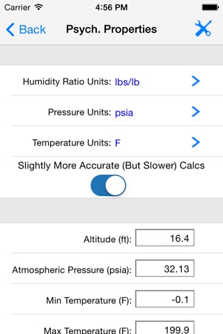 HVAC Psychrometric LT screenshot 3