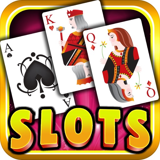 'A Lets Play Vegas Cards Slots High 5 Casino Game With Gold Coin Bonus ! icon