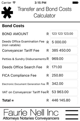 FNINC Cost Calculator screenshot 4