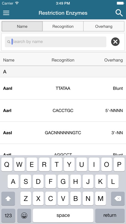 Restriction Enzyme Tool