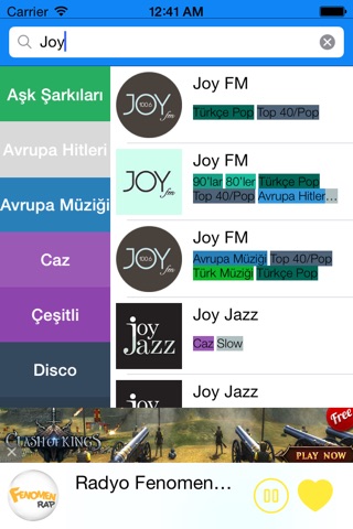 Radyo - Radyo Dinle - Müzik Dinle - En Popüler Türkçe Radyo Kanallarını Dilediğin Yerde Ücretsiz Dinle screenshot 2