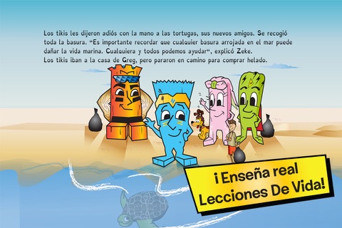 Batalla Tiki en la Playa - Neon Tiki Tribe - Espanol screenshot 3