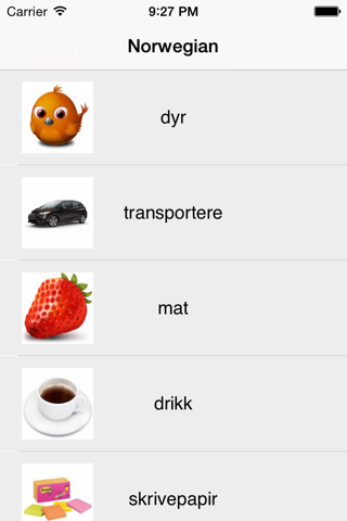 Learning Norwegian Basic 400 Words screenshot 3