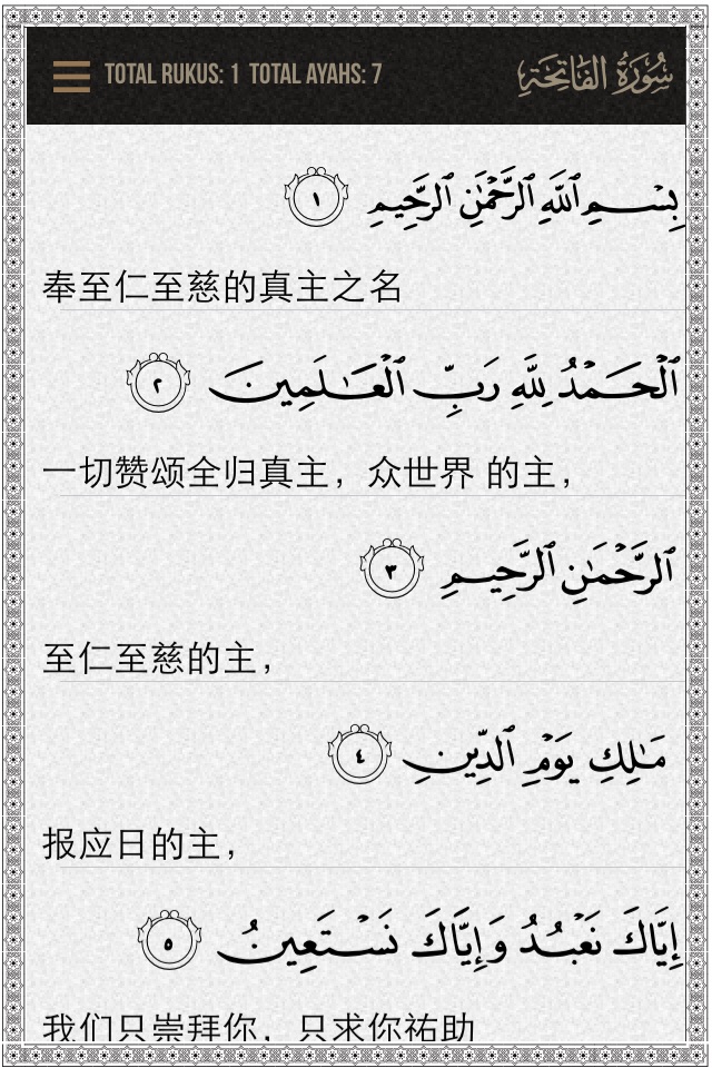 Quran Chinese screenshot 2