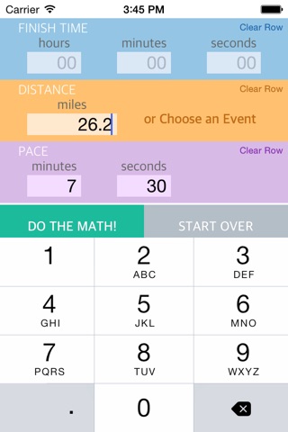 My Running Buddy - A Race Pace Calculator for Runners in Training screenshot 3