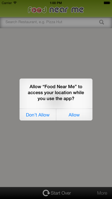 How to cancel & delete FoodNearMe from iphone & ipad 4