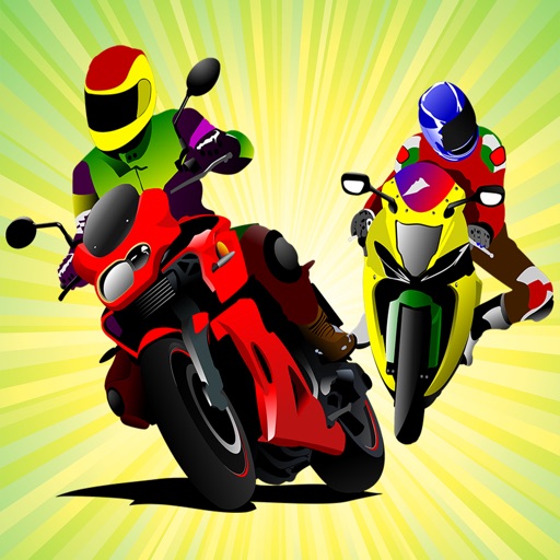Two Motorbikes Dodging Race Icon