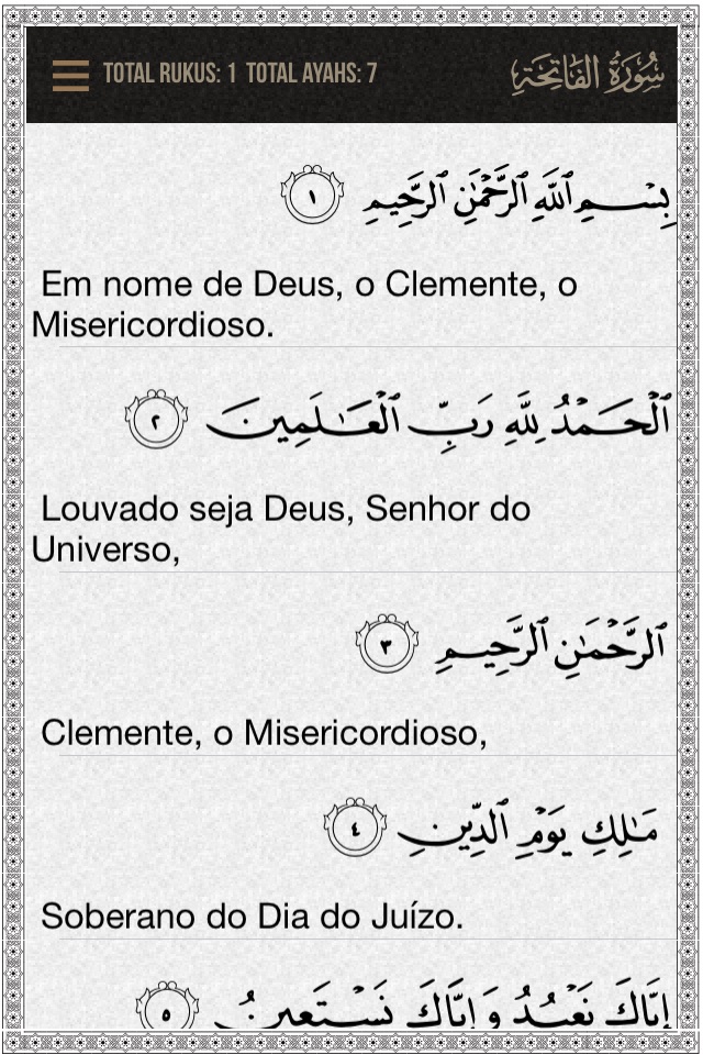 Quran Portuguese screenshot 2