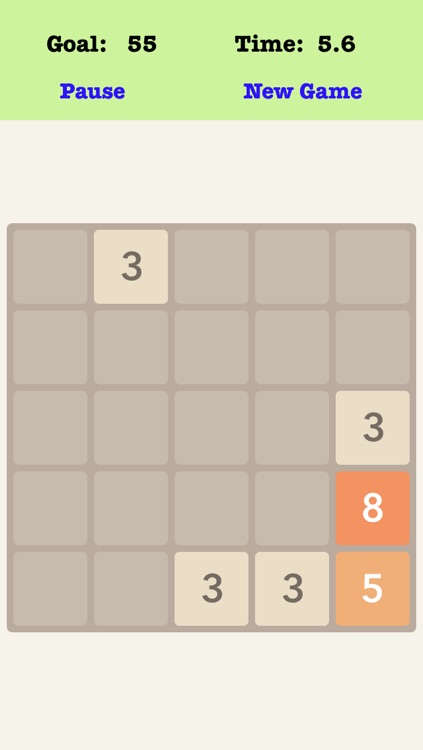 Number Merge Fibonacci 5X5 - Playing The Piano And Sliding Number Block