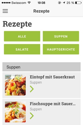 Sauerkraut App Schweiz screenshot 2