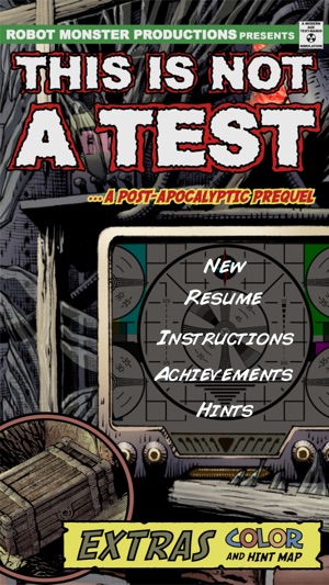 This Is Not a Test: A Survival RPG Comic Screenshot