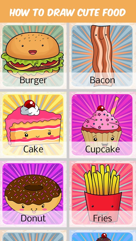 How To Draw Cute Food Online Game Hack And Cheat