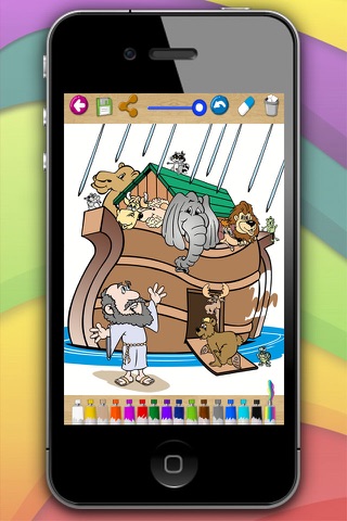 Kids paint bible coloring book - Funny drawings Bible coloring book and the Word of God - Premium screenshot 2