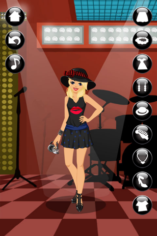 Rocking Girl Dress Up - Rock Girl Star screenshot 3