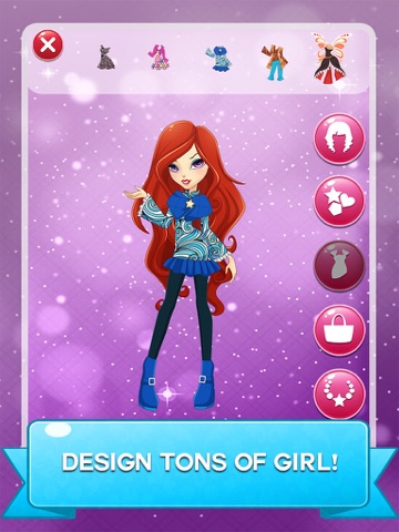 Dress-up " Hollywood Girls " : The Monster girl high school lift fashion winx ever after gameのおすすめ画像4