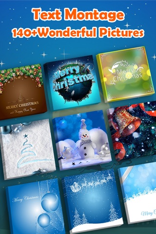 Santa Text Montage - Write Greeting Quotes on Photos with Artist Fonts screenshot 2
