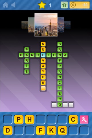 Crosswords & Pics - City Edition screenshot 2