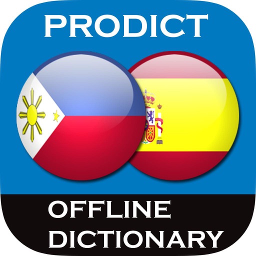 Filipino <> Spanish Dictionary + Vocabulary trainer icon