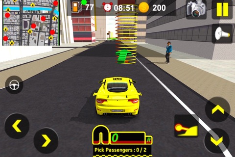 Modern City Taxi Drive-r Sim-ulator screenshot 2
