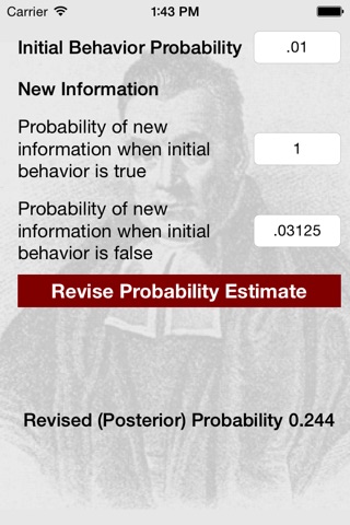 Bayesian Estimator screenshot 2