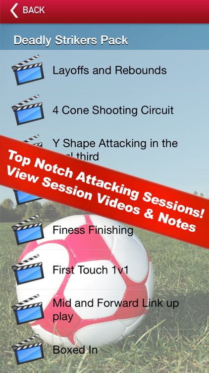 Soccer Attacking Sessions
