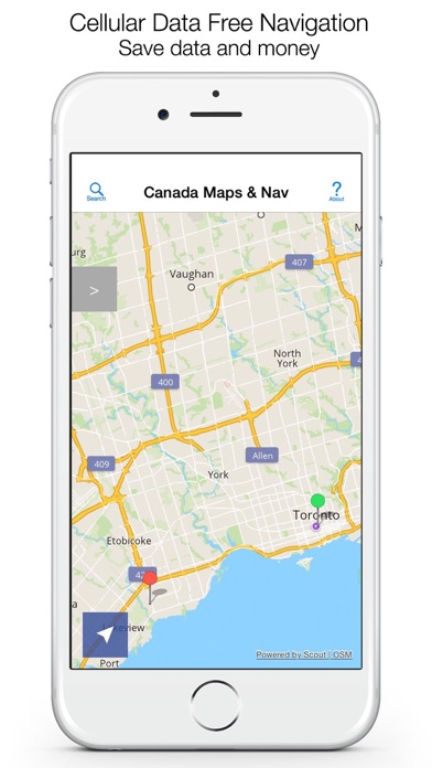Canada Offline Maps and Offline Navigation Screenshot 1