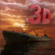 潜水艇斗争飞船 3D - 庞歼击轰炸机炮击寇核潜艇在海水