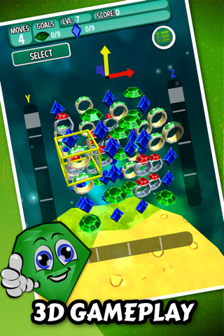 Cubency 3D - Gem 3 Match screenshot 2