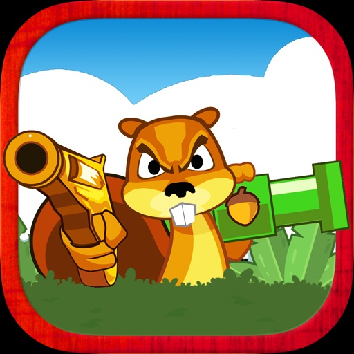 Revenge of the Squirrels - Fight Terrorists and Save the Forest (Simple addictive arcade game) Icon