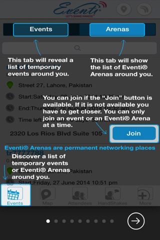 Eventi PR screenshot 2