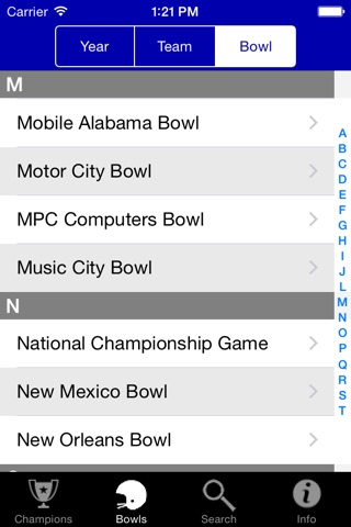 College Football Bowl Champions screenshot 4