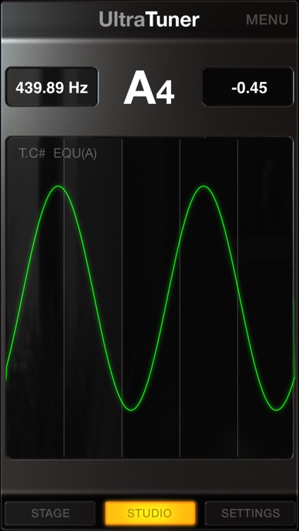 UltraTuner - Ultra Precise Chromatic Tuner for Guitar, Bass, Strings, Brass and More screenshot-3