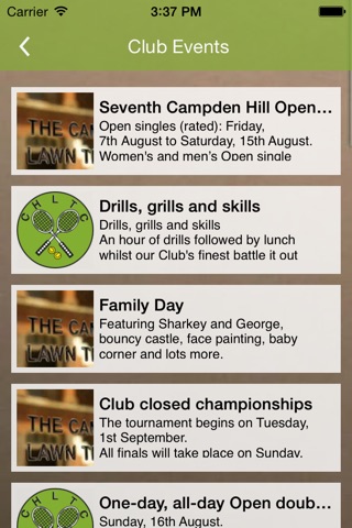 Campden Hill Lawn Tennis Club screenshot 2