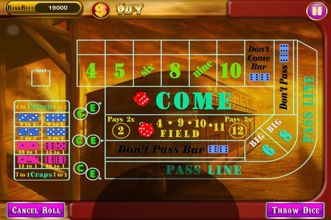 AAA Gun Master of Wild West Fun Craps Dice Casino Games Pro screenshot 2