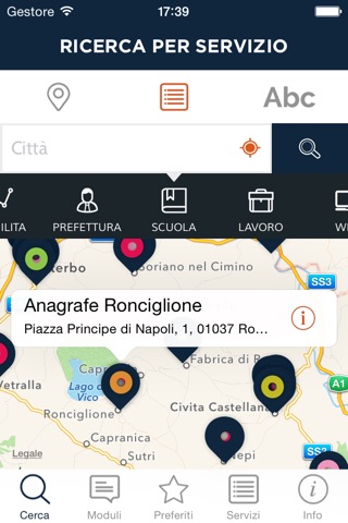 App del PRILS Lazio screenshot 2