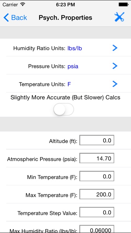 HVAC Psychrometric LT screenshot-3