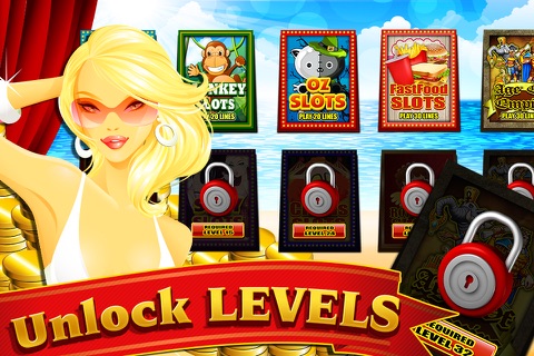 Summer on the Paradise Beach Resort and Slots Machine Online Casino Games Free 2 screenshot 2