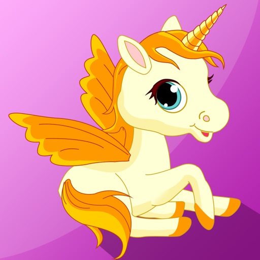 Unicorn Fantasy Racing Adventure - amazing flying race arcade game Icon