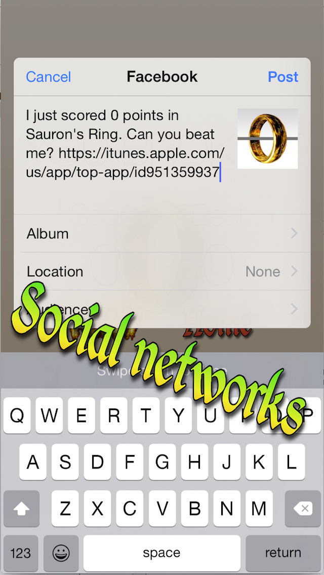 Sauron Ring - Do not break your precious