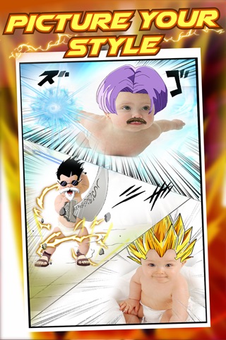 Manga & Anime Saiyan Sticker Camera : Photo Booth Super Dragon Ball Edition screenshot 3