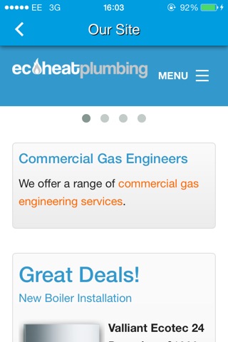 Eco Heating And Plumbing screenshot 2