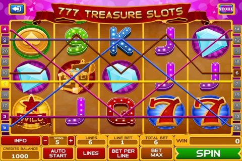 777 Treasure Slots - The Casino Progressive Game screenshot 2