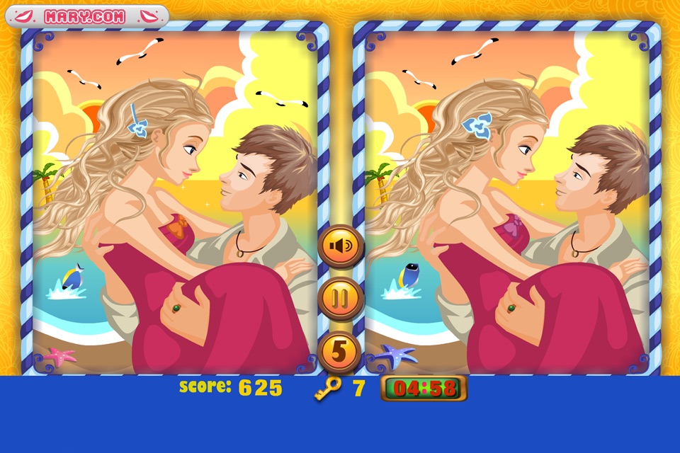 Little Mermaid - Find the differences game for kids screenshot 3