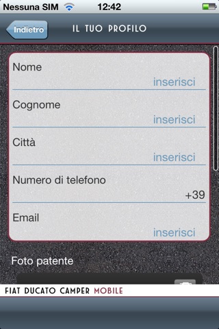 Fiat Ducato Camper Mobile screenshot 2