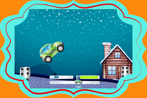 Cartoon Car Driving In Winter screenshot 3